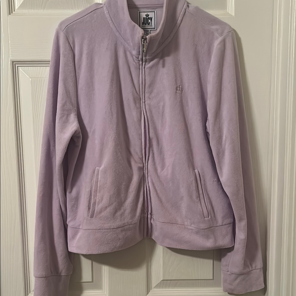 Juicy Couture Lavender Zip-Up Jacket
